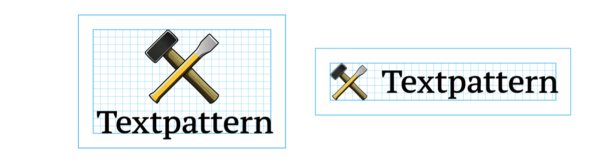 textpattern hammer chisel logo ptserif Opensource