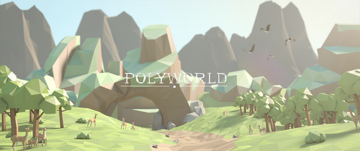 PolyWorld - Low Poly 3D Animation (Episode I) on Behance