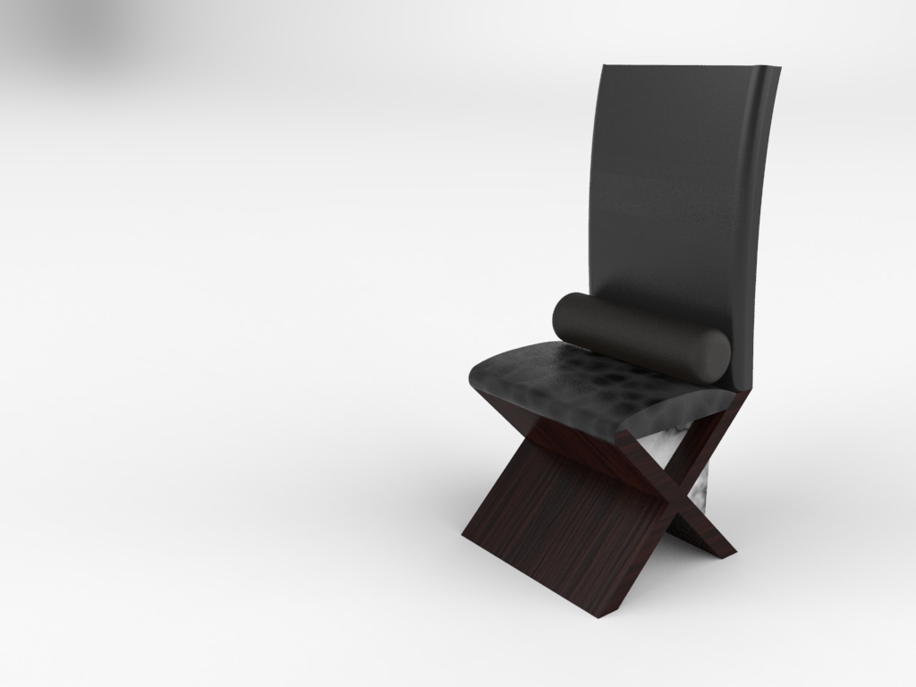 chair design design chair leather wood Marble Rhinoceros keyshot computer rendering rendering