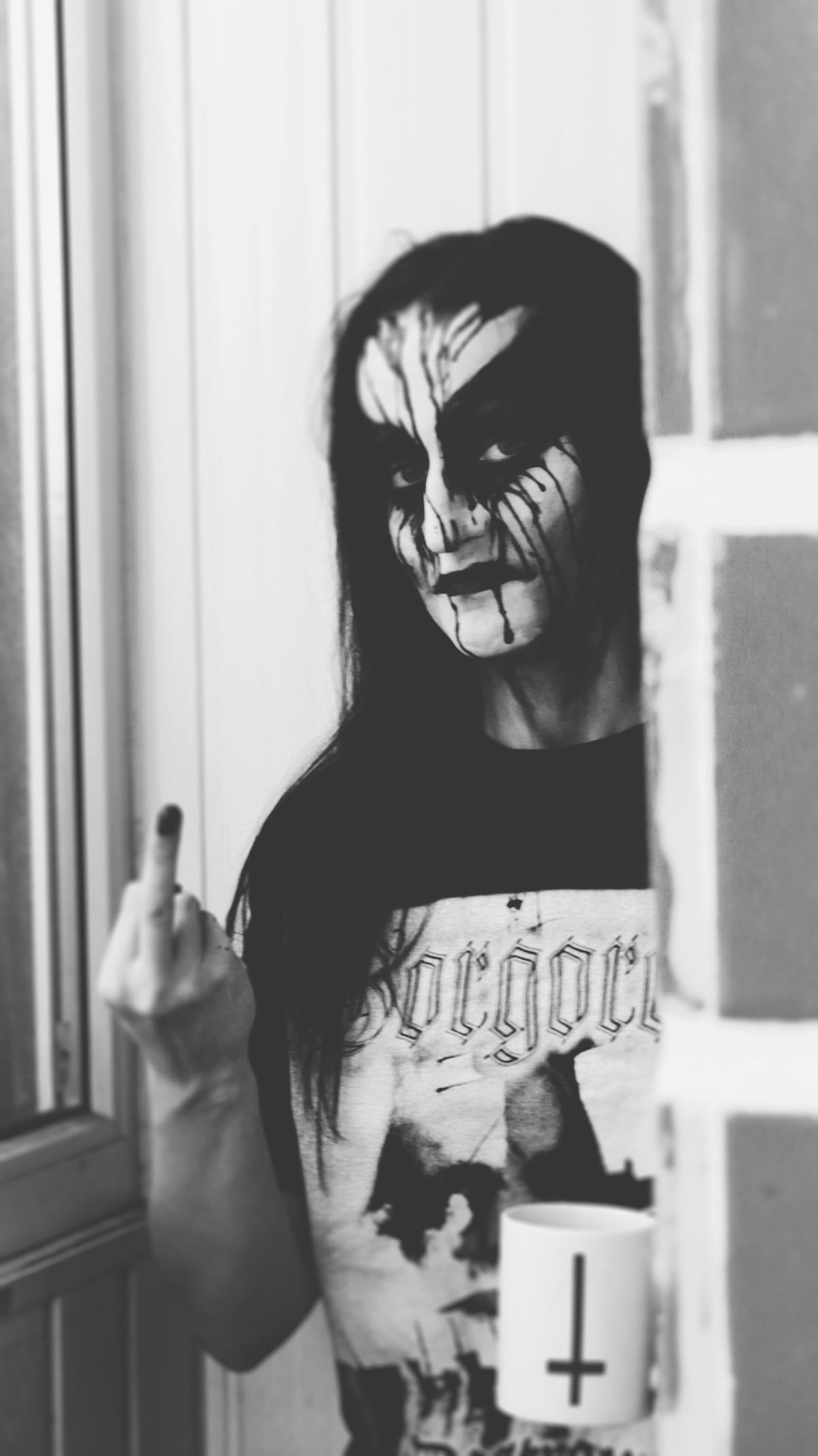 corpsepaint metalheads metalgirl BM black metal