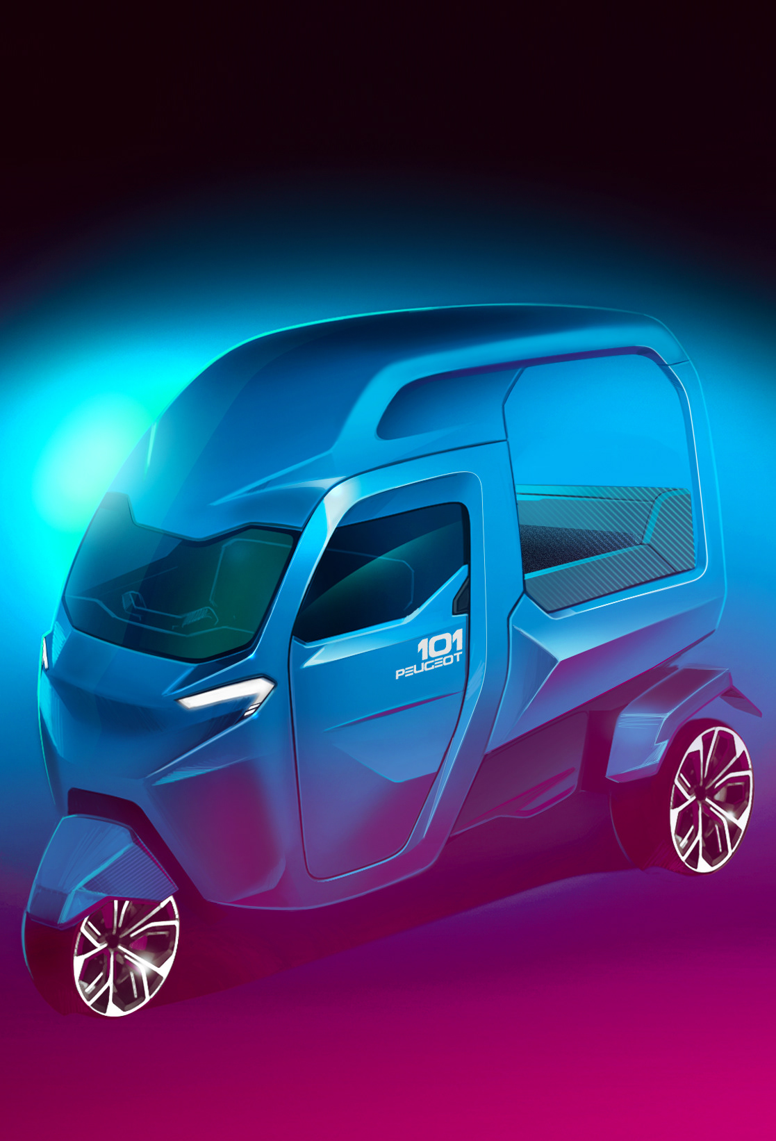 car concept sketching ideation Rickshaw
