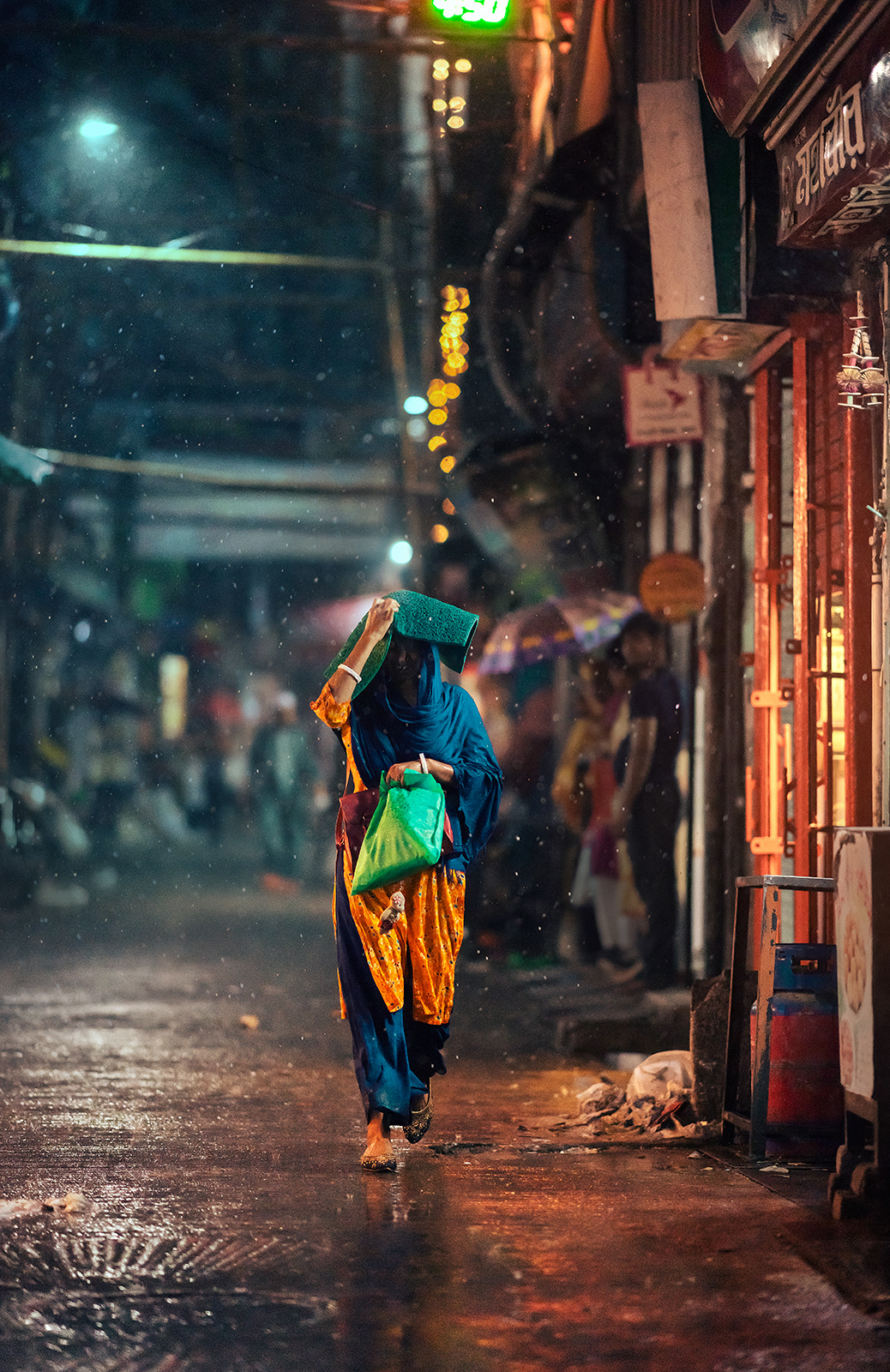 dhaka Bangladesh rain Urban city Travel Street people lifestyle asia