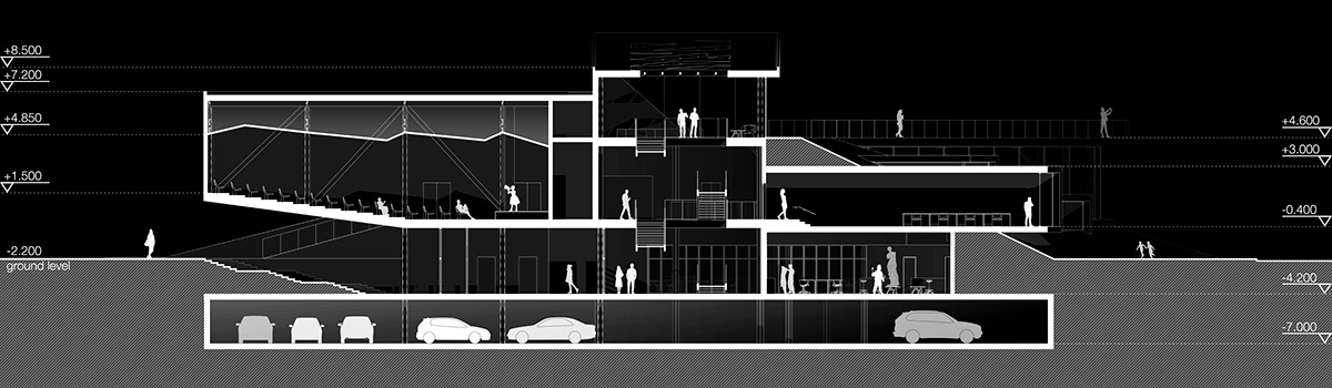 oslo norway architecture student Project culture center design iceland concept