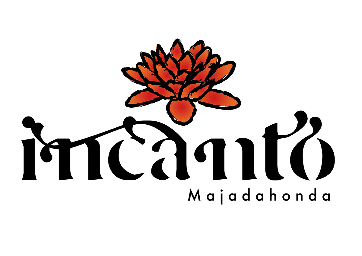 restaurante restaurant cocktail bar logo flower logo madrid majadahonda