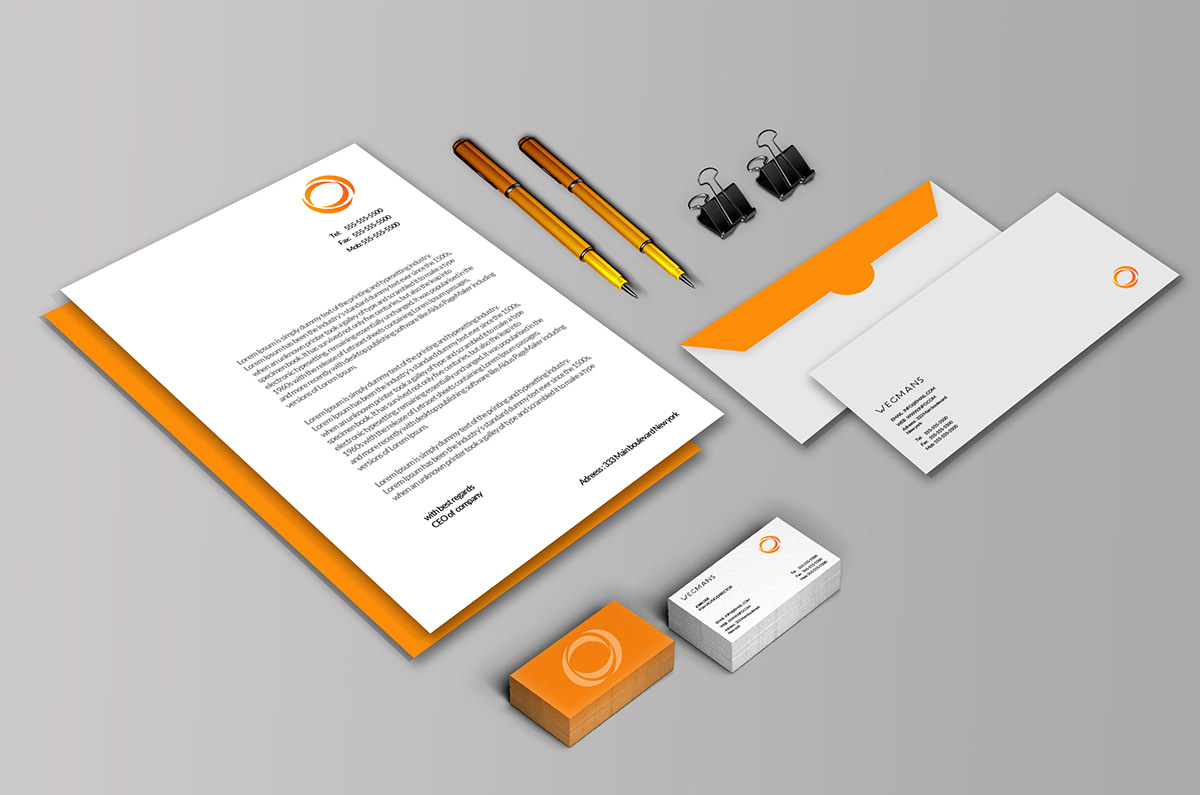 stationary Mockup designs graphic free freebies business card Latter head post card folder