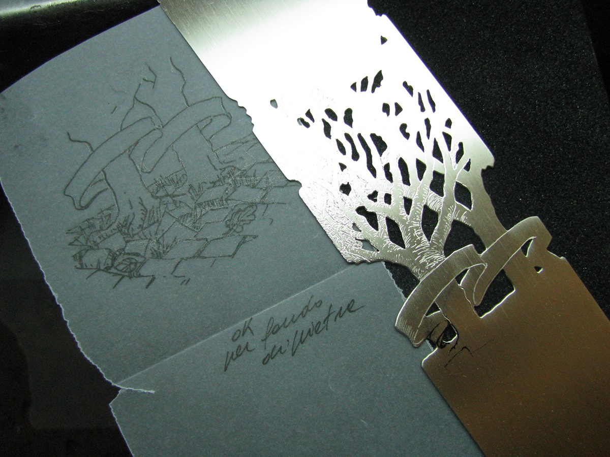 baucis silver bookmarks handmade legend Philemon art gift design