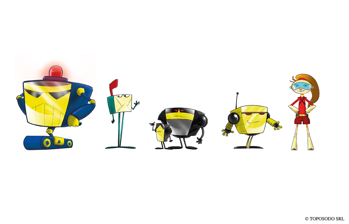 3d graphic models rai fiction cartoon rai fiction layout serie cartoni pixar rainbow phone smart film serie animate Animated Series