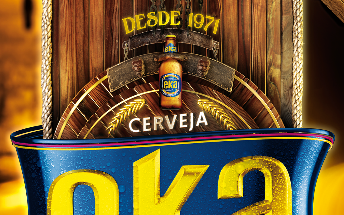 Cerveja EKA angola Cuca TBWA artur carvalho beer sagres angola cerveja cuca Luanda angolanos artdiretion copo africa