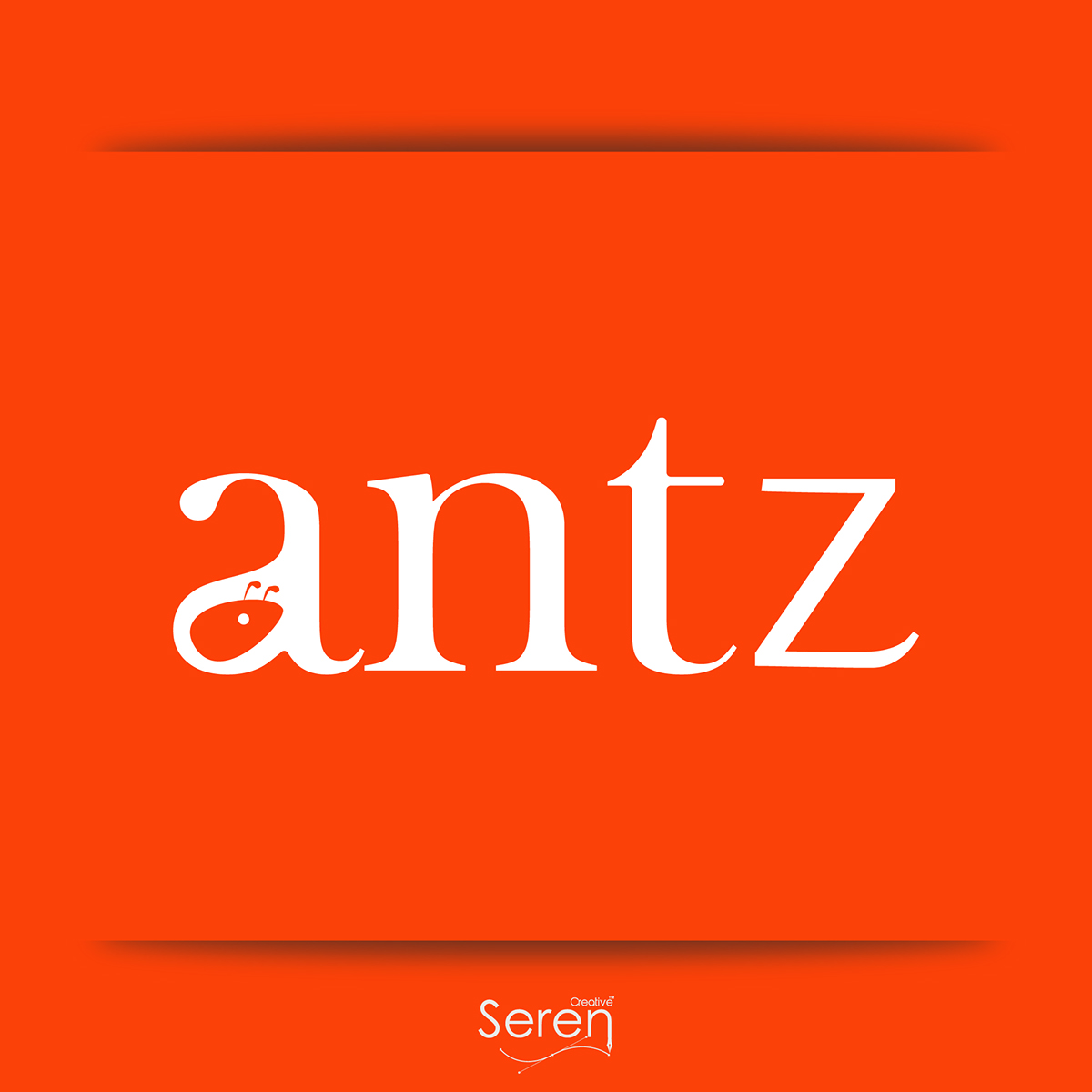 ants logo simple text