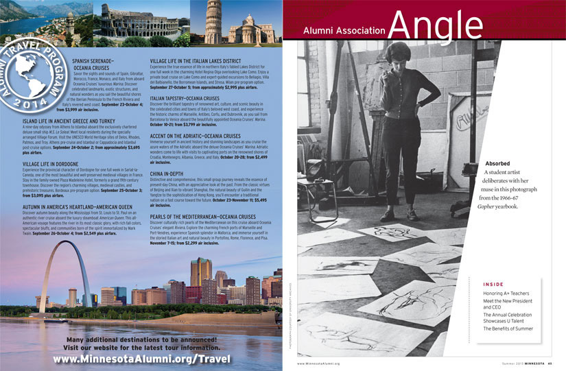 Design and Layout for Minnesota Magazine