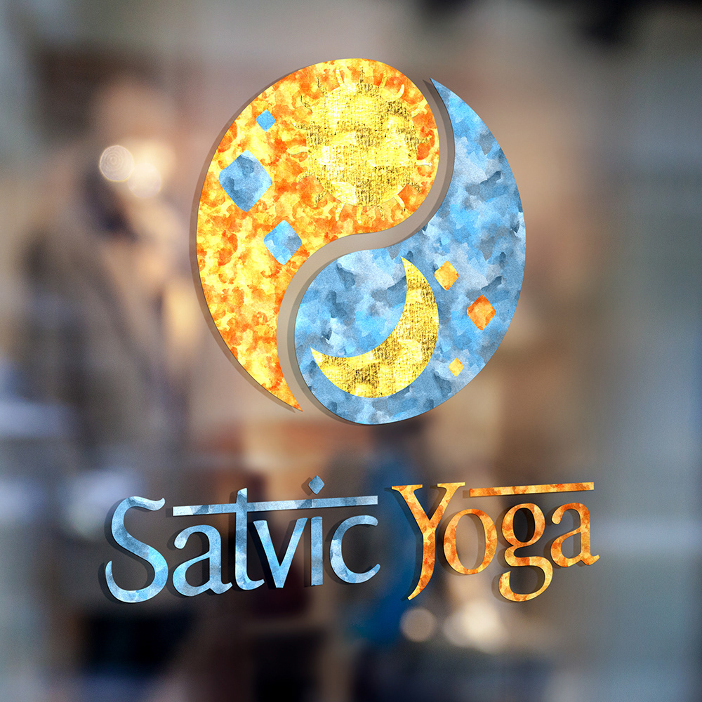 conscious logo Logo Design Satvic spiritual spirituality yinyang Yoga yoga design yoga studio