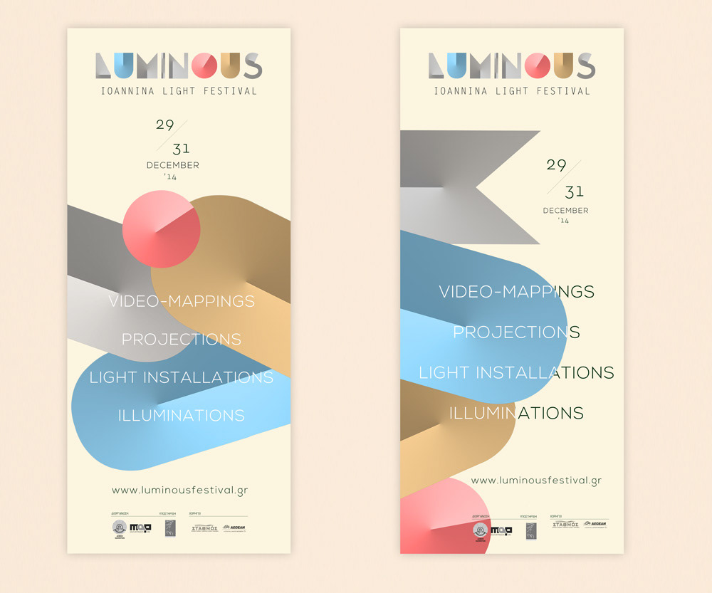 light festival Logo Design Web Design  graphic design  ioannina