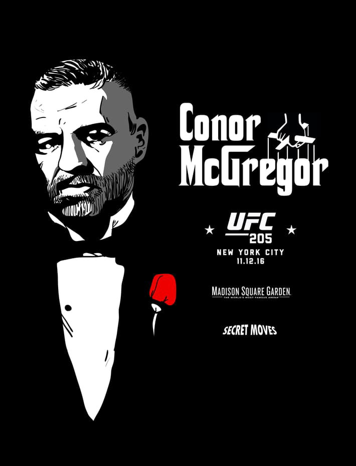 Conor McGregor UFC MMA ufc 205 design ILLUSTRATION  New York Film  