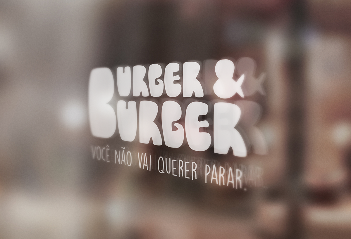 burger Food  Illustrator logo brand Mockup brand identity menu restaurant logo mark Brasil