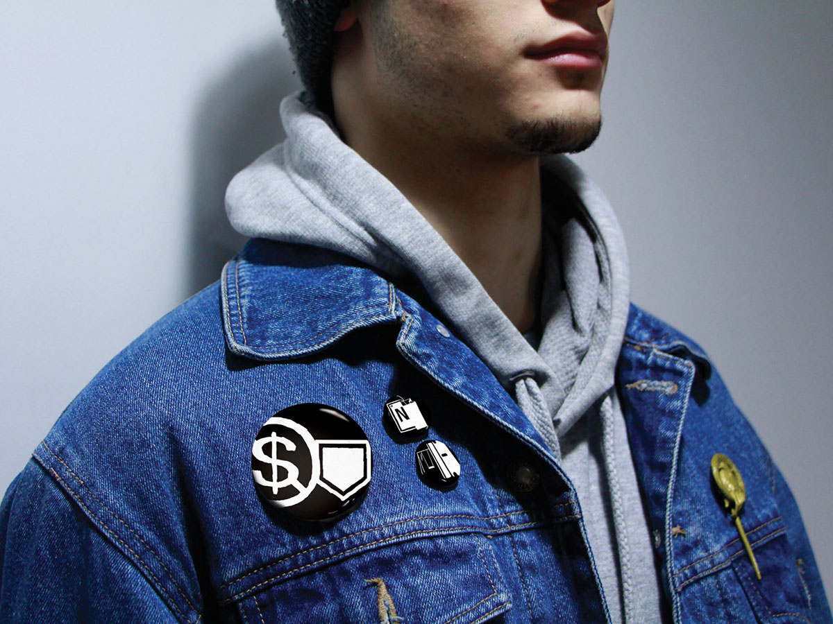 sva schoolofvisualarts pins buttons pinback Urban pun visuallanguage design grunge