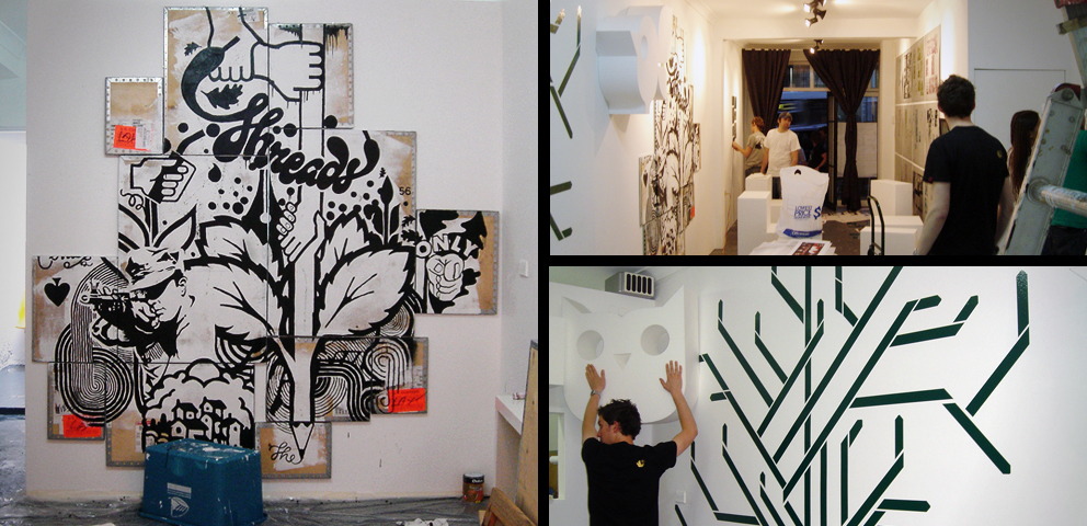 refill refill magazine logo bape lettering publishing Curating art artwork Jose PArla kaws