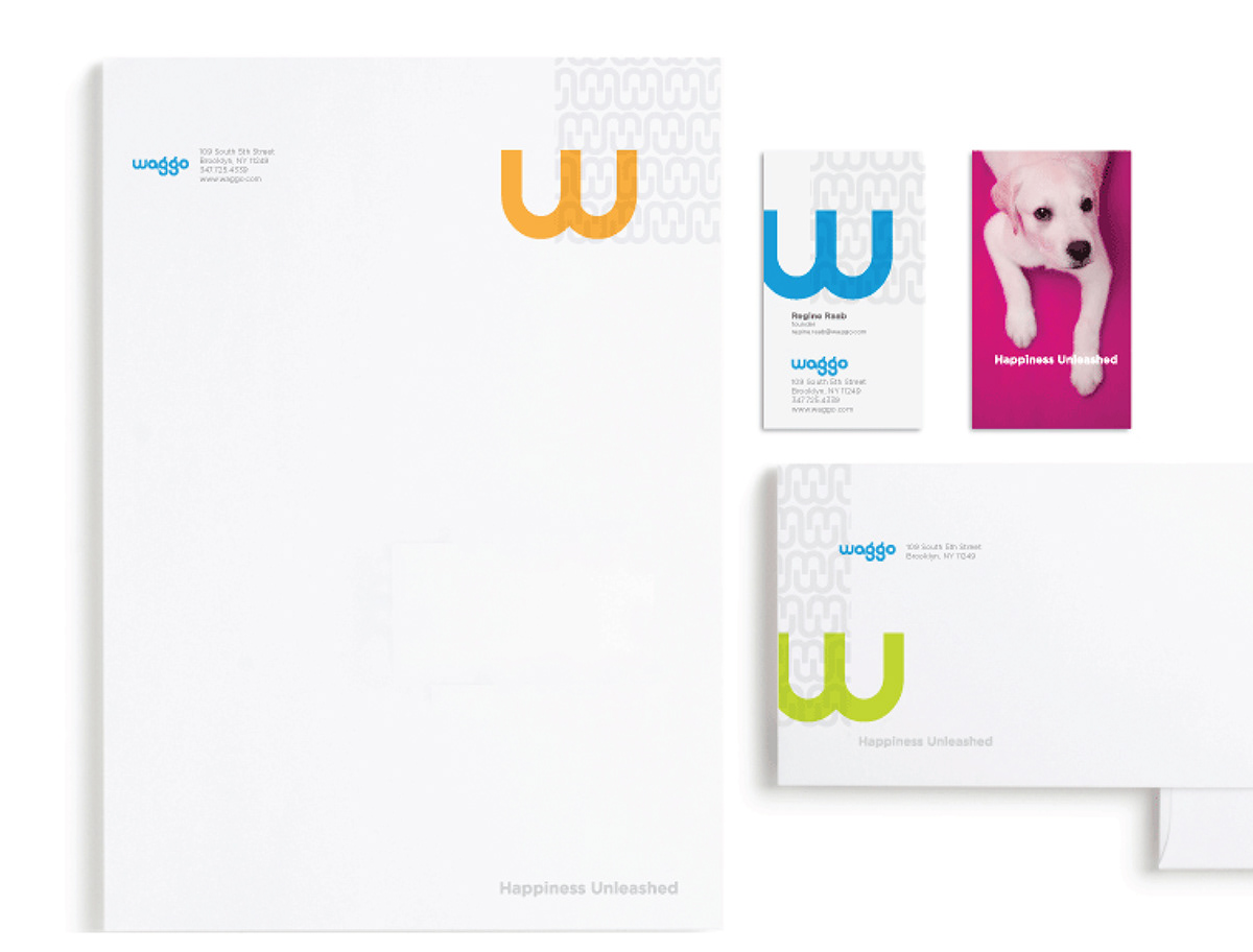 waggo Pet pet care logo brand style guide package design 