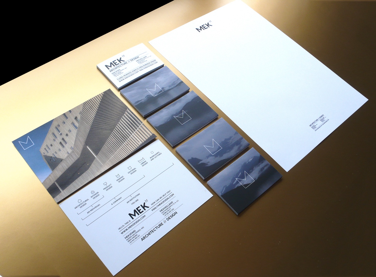 Adobe Portfolio Mek  business cards Promotion