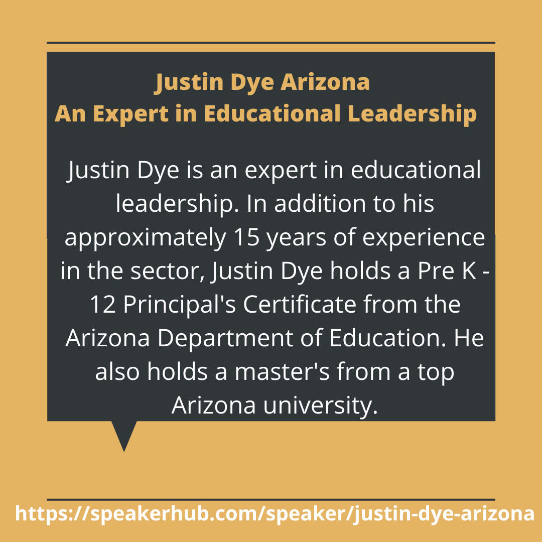 certificate Justin Dye Arizona Principal's
