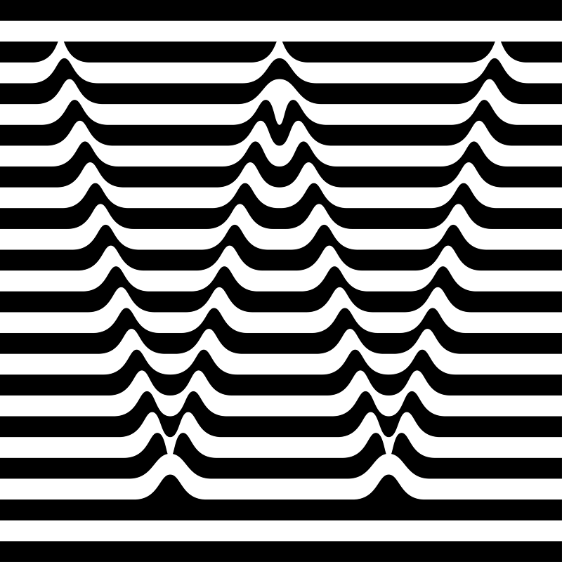 typefight opart optical art op art gif stripes design barcelona wave lettering disseny