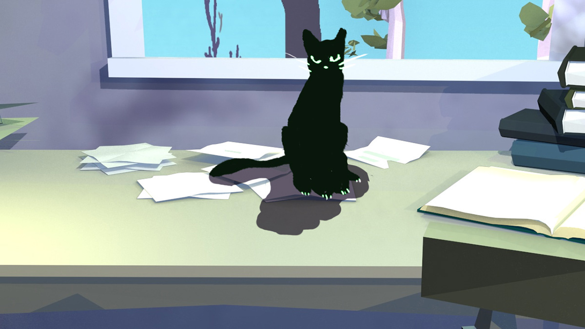 origami  cats compositing
