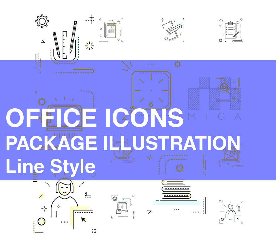 Office Graphics  Icon icons vector graphics vector graphic design  infographic infographics thumbnail illustrations