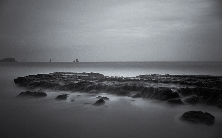 east java indonesia journey Ocean sea surreal black and white long exposure