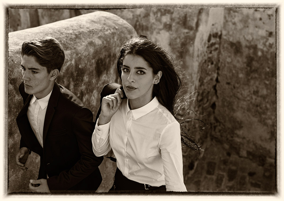 spanish couple Young people Fashion  Beautiful beauty woman andalusia editorial