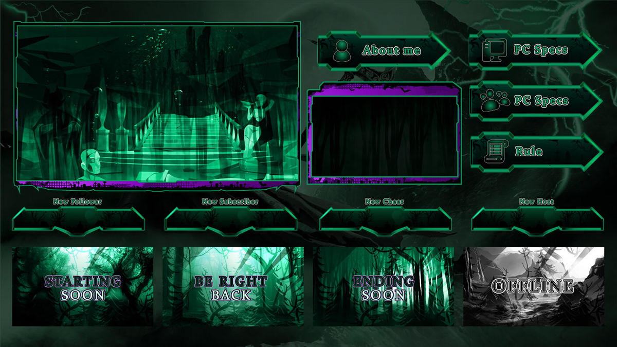 Twitch Overlay twitchstreamer Twitchpanels twitch design stream overlay twitchdesigner