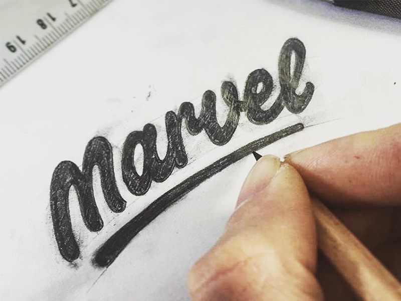 Logotype logo custom type HAND LETTERING lettering wordmark Script font typography   sketch