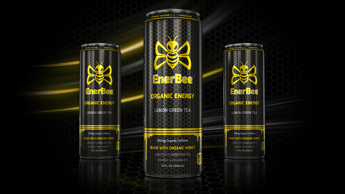 beverag energydrink energy drink can bee design