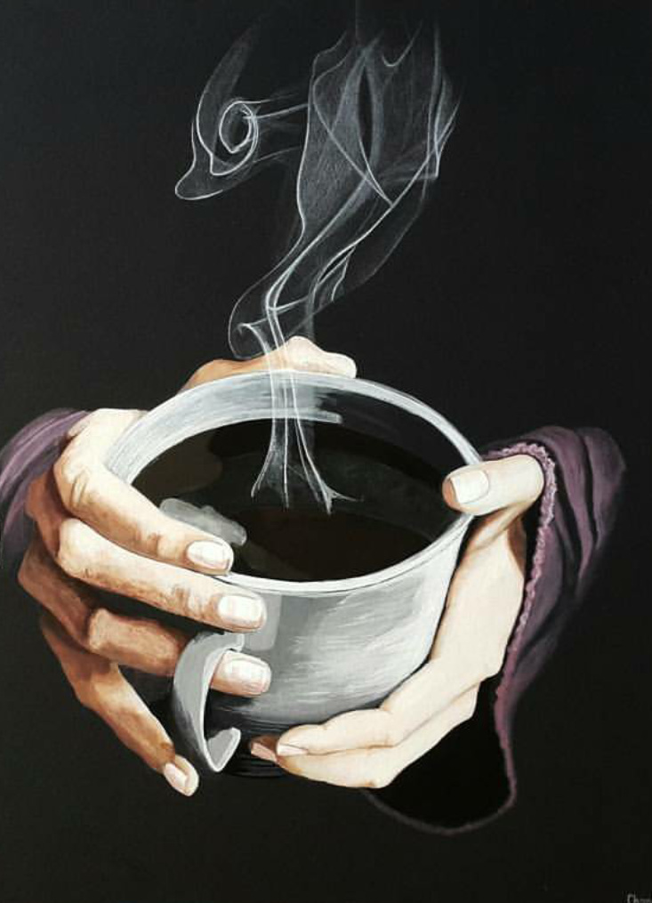 Poster Design poster advertisement painting   Coffee