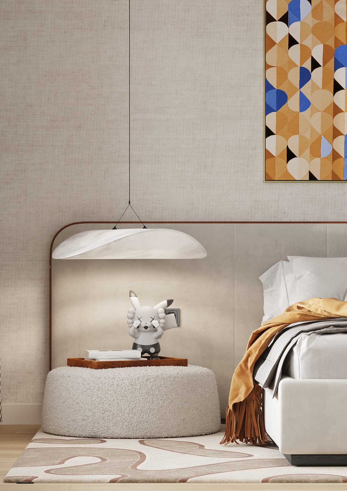 bedroom design Interior Render visualization 3ds max corona CGI interior design  modern architecture