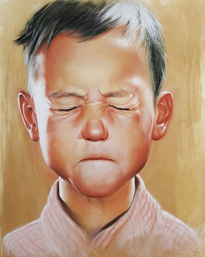 autism asperger's syndrome book cover Portraiture portrait boy child charcoal Realism realistic