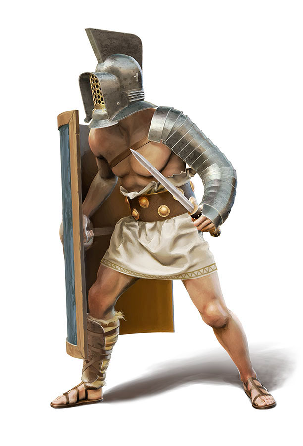 historical Gladiator ILLUSTRATION  roma Rome digital War fantasy