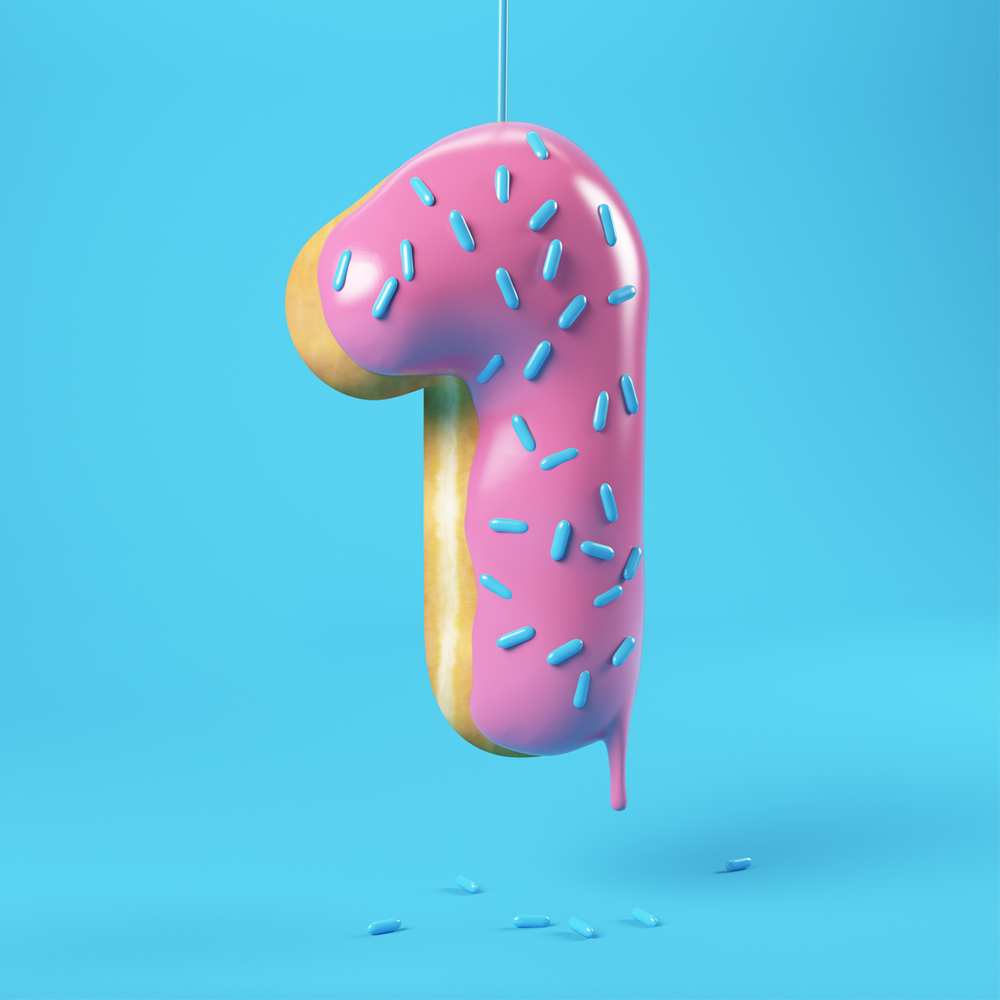 Donuts donut yum yummy sweet 3D Type 3D alphabet type 36daysoftype Food  3dFood caligraphy numbers yumbers