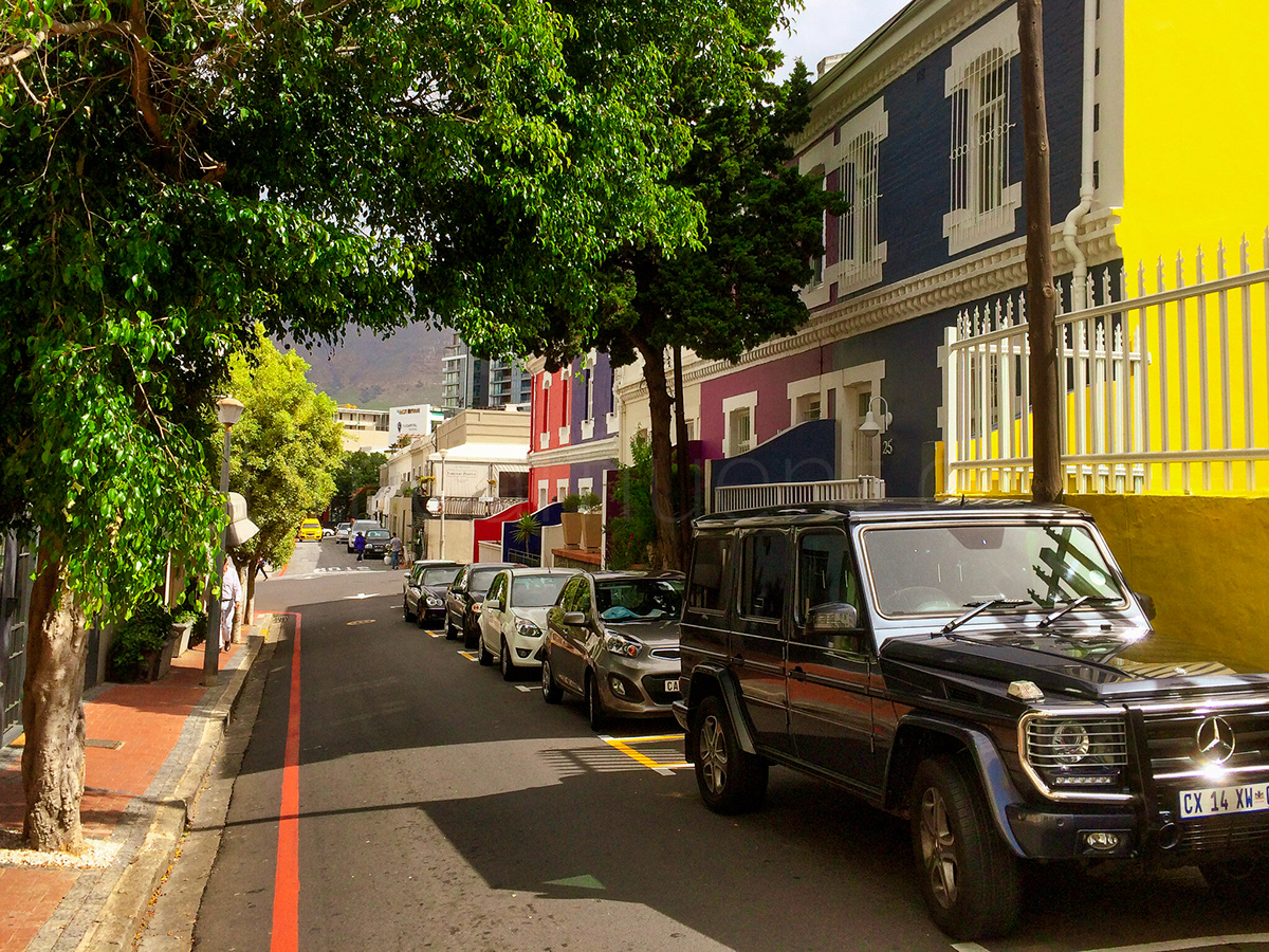 Colourful Houses in De Waterkant, Cape Town