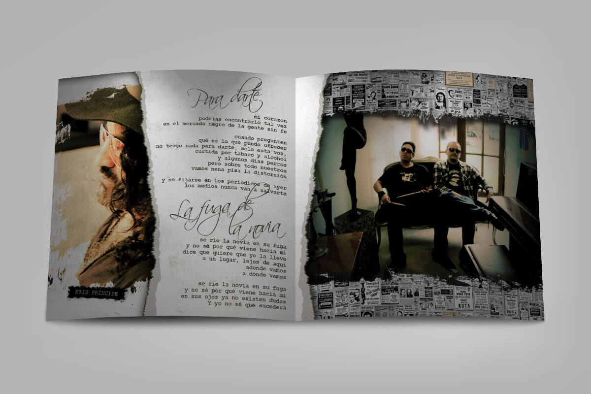banda de rock CD cover diseño gráfico graphic design  portada cd rock band