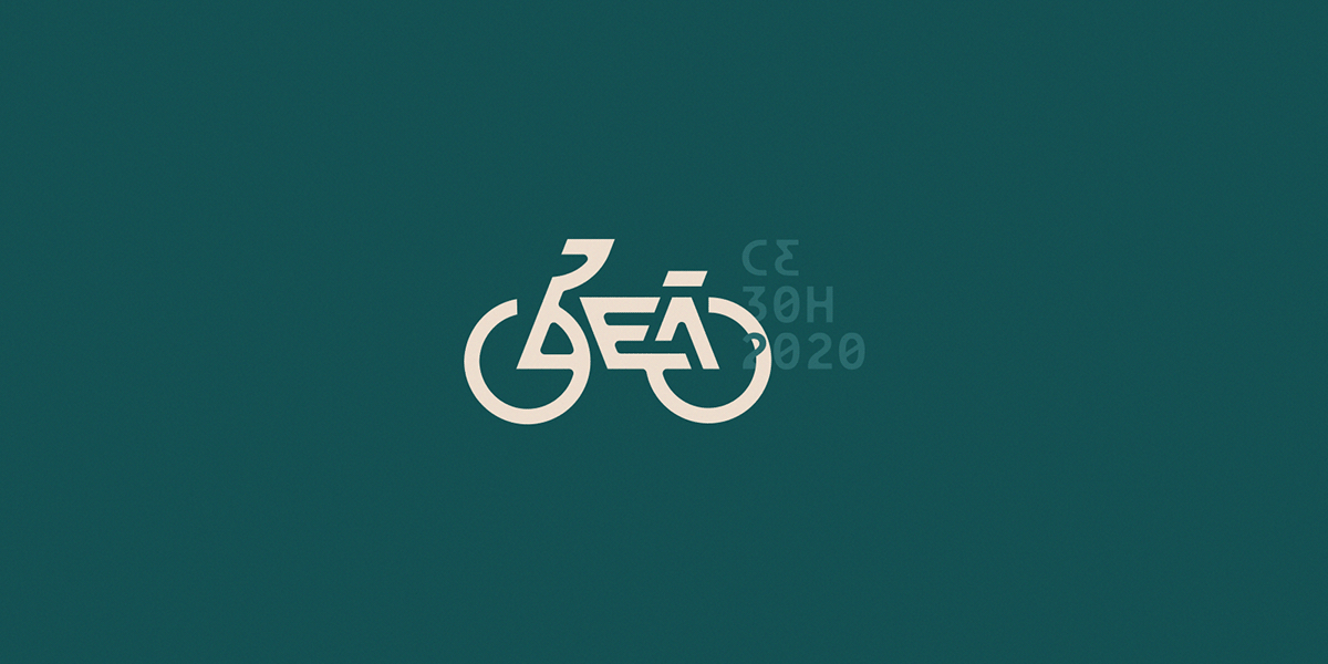 Bicycle Bike Cycling lettering logo type вело велосипед #GraphicDesign@onbehance