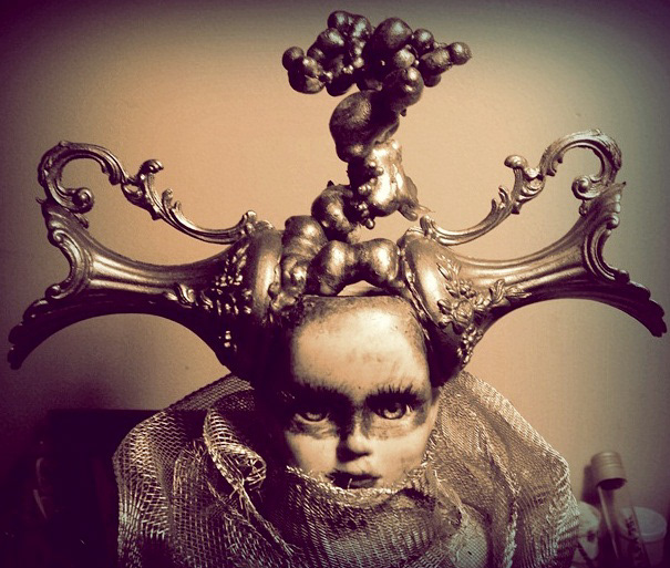 metal dark dolls STEAMPUNK sculpture