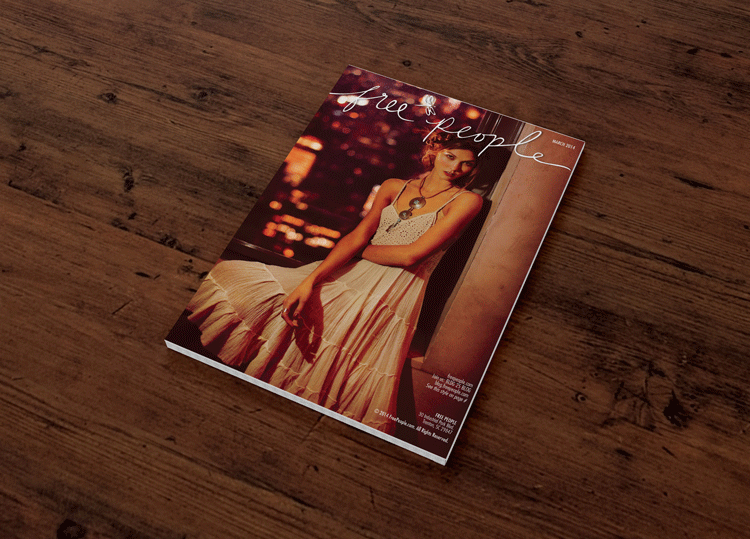 free people catalog layout fashion magazine Adobe InDesign Layout Design fashion layouts