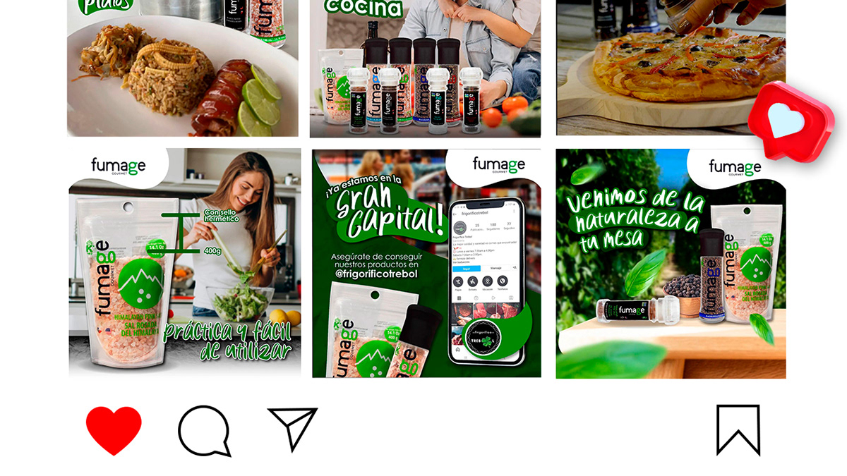 diseño diseño gráfico Food  marketing   post redes sociales