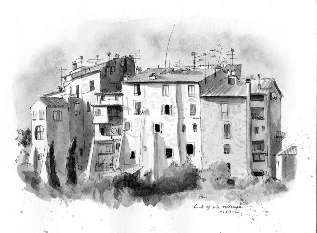 ink Landscape journalistic Italy
