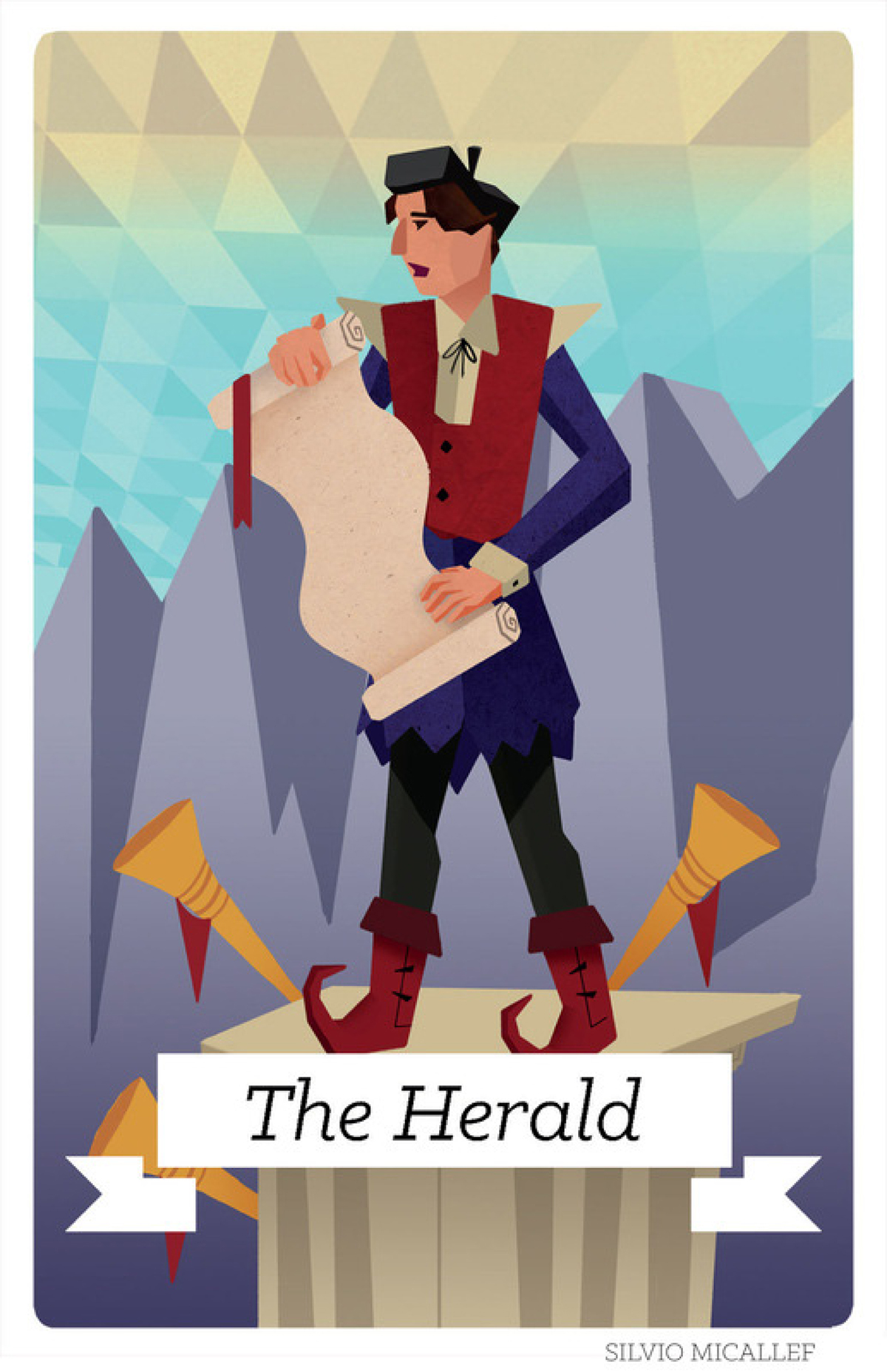 photomanipulation Tarot Cards geometric Herald hands Magic   illusion woad tribal cards