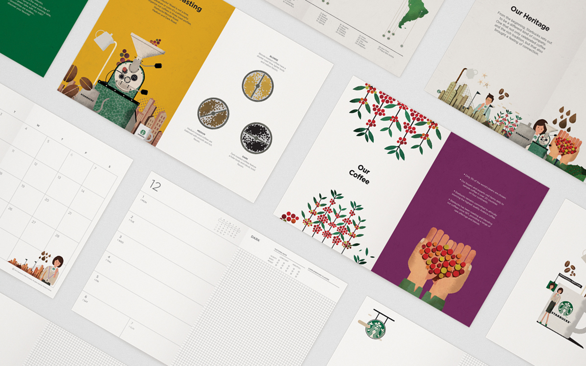 STARBUCKS Planner Proposal on Behance