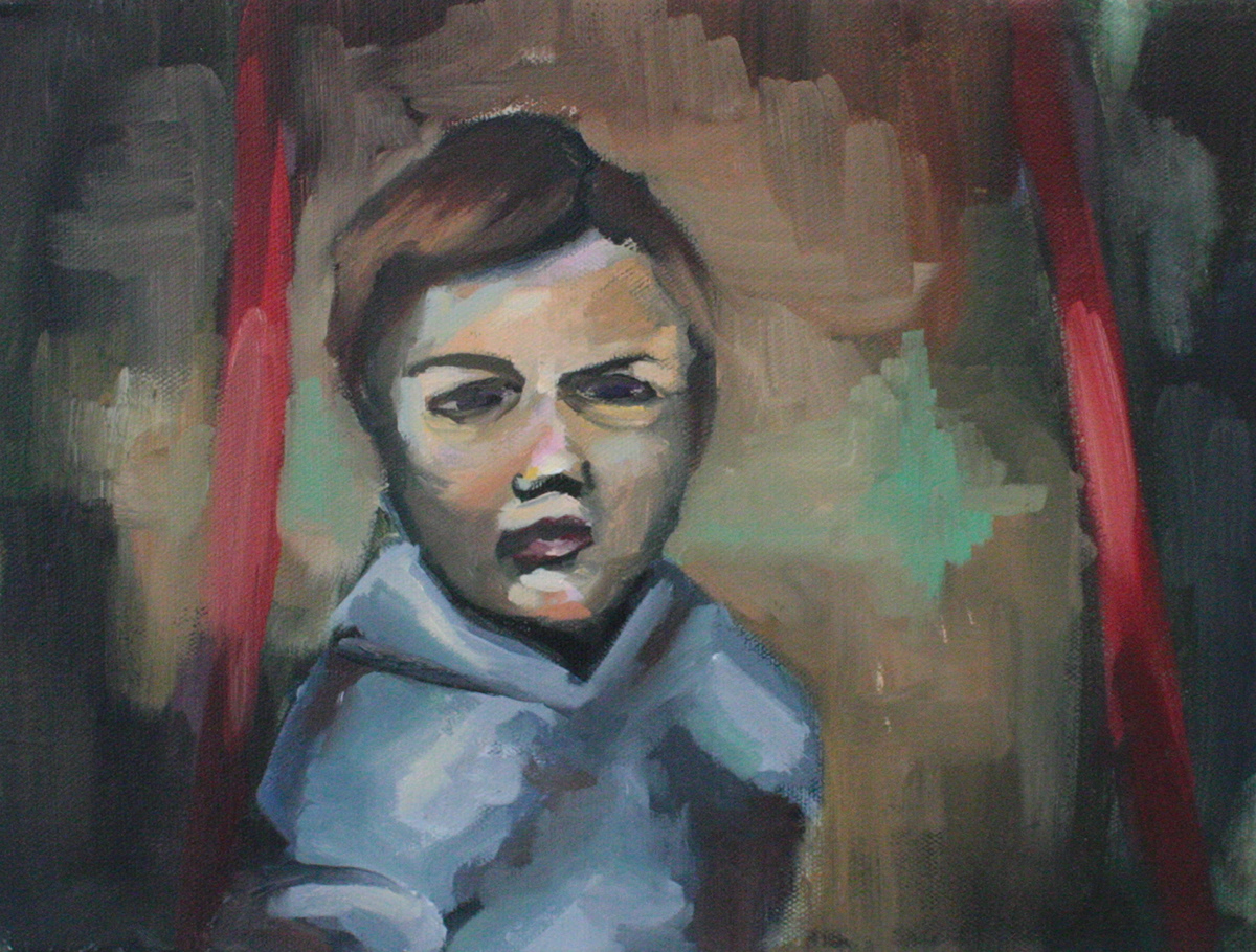 figure figures oil portrait