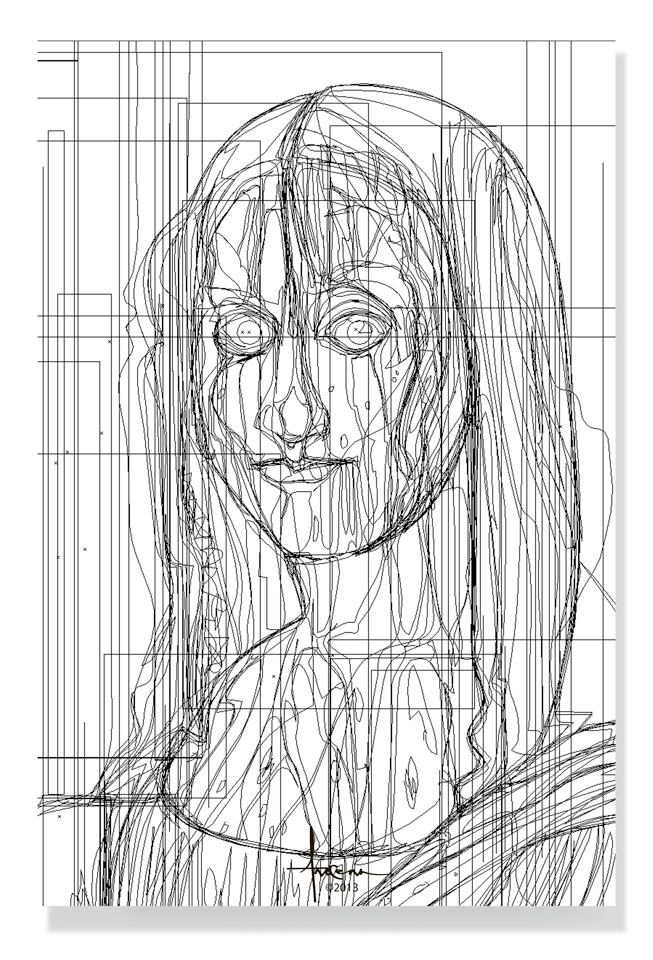 Mona Lisa orlando arocena olo409 vector Gioconda Project  3 fates jason carrie Chatterbox horror