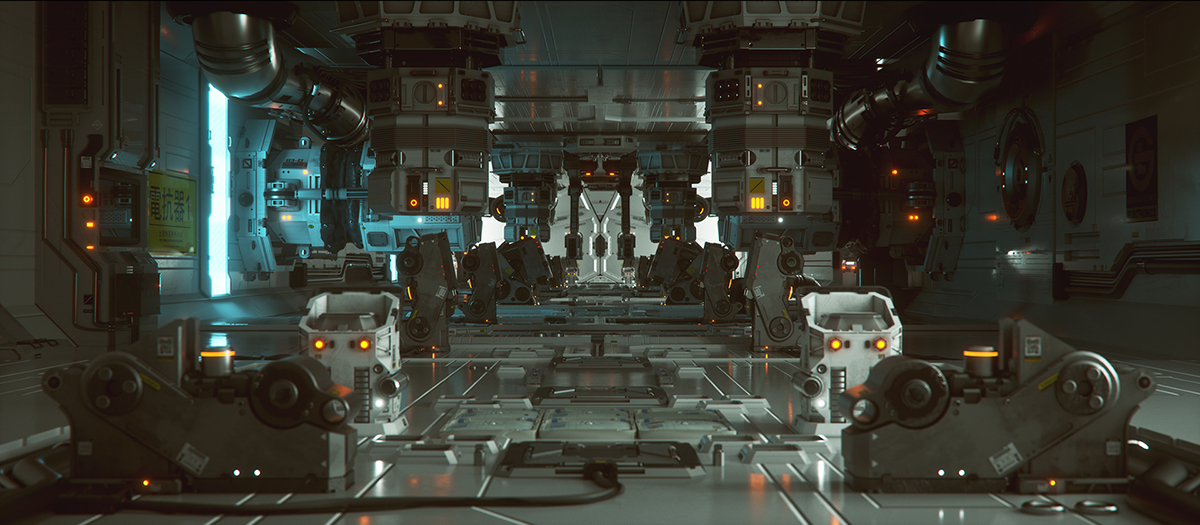 beeple cinema4d c4d vfx robots sci-fi creative commons