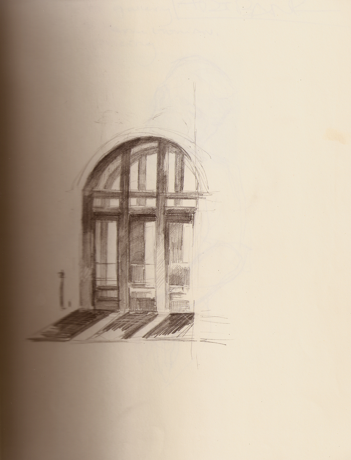 sketchbook  Buildings  figure  studies drawings