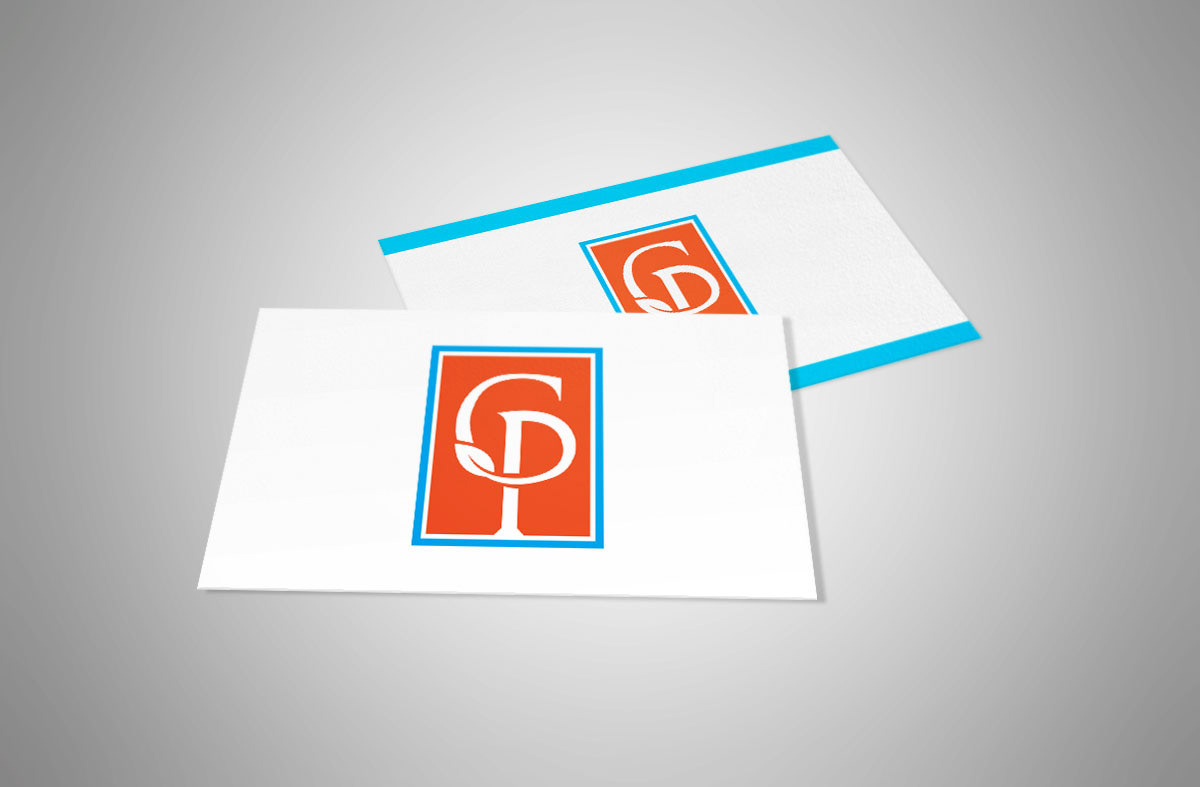 CP logo letter Unique simple